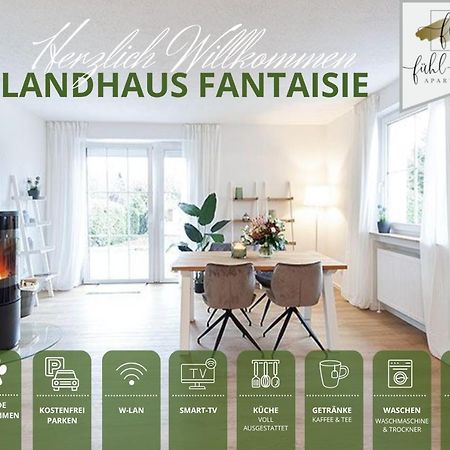 Ferienhaus Fantaisie - Wohnen Nahe Schlosspark -Stadtgrenze Bayreuth Fuer 1-5 Pers, Hunde Willkommen, Voll Eingezaeunt Eckersdorf Bagian luar foto