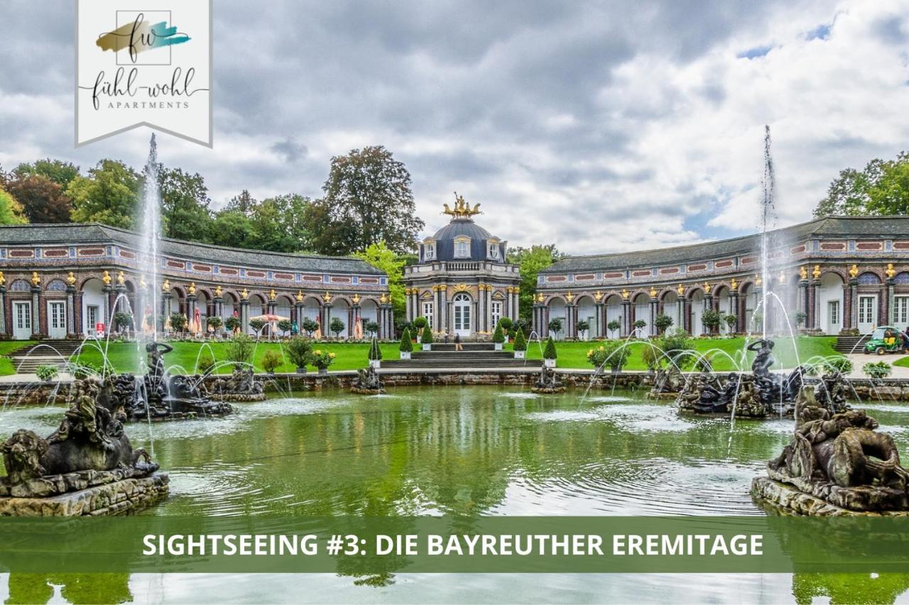 Ferienhaus Fantaisie - Wohnen Nahe Schlosspark -Stadtgrenze Bayreuth Fuer 1-5 Pers, Hunde Willkommen, Voll Eingezaeunt Eckersdorf Bagian luar foto