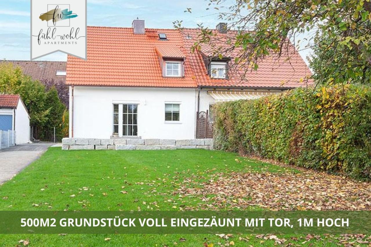 Ferienhaus Fantaisie - Wohnen Nahe Schlosspark -Stadtgrenze Bayreuth Fuer 1-5 Pers, Hunde Willkommen, Voll Eingezaeunt Eckersdorf Bagian luar foto
